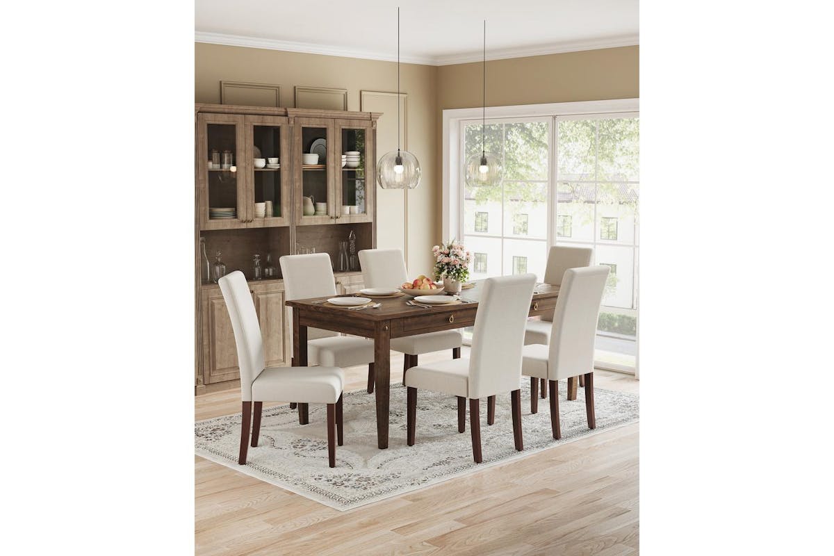 Dining Chair | Dining Chair | Faux Linen | Standard Size-7