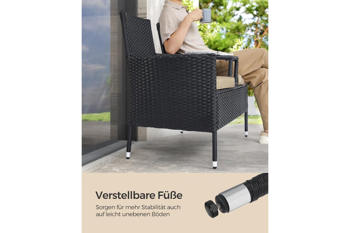 Garden Furniture Set | Outdoor Lounge Set | Polyrattan | Compact-3