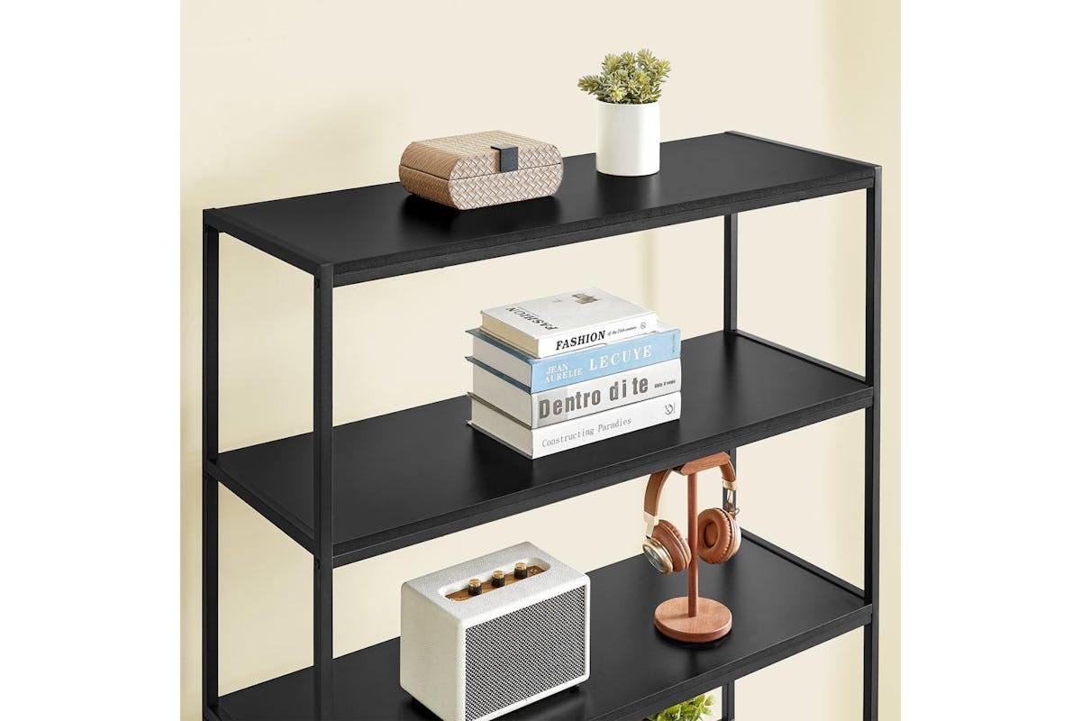 Vasagle Bookshelf | Bookcase | Columbian Walnut Wood Pattern | Tall-4