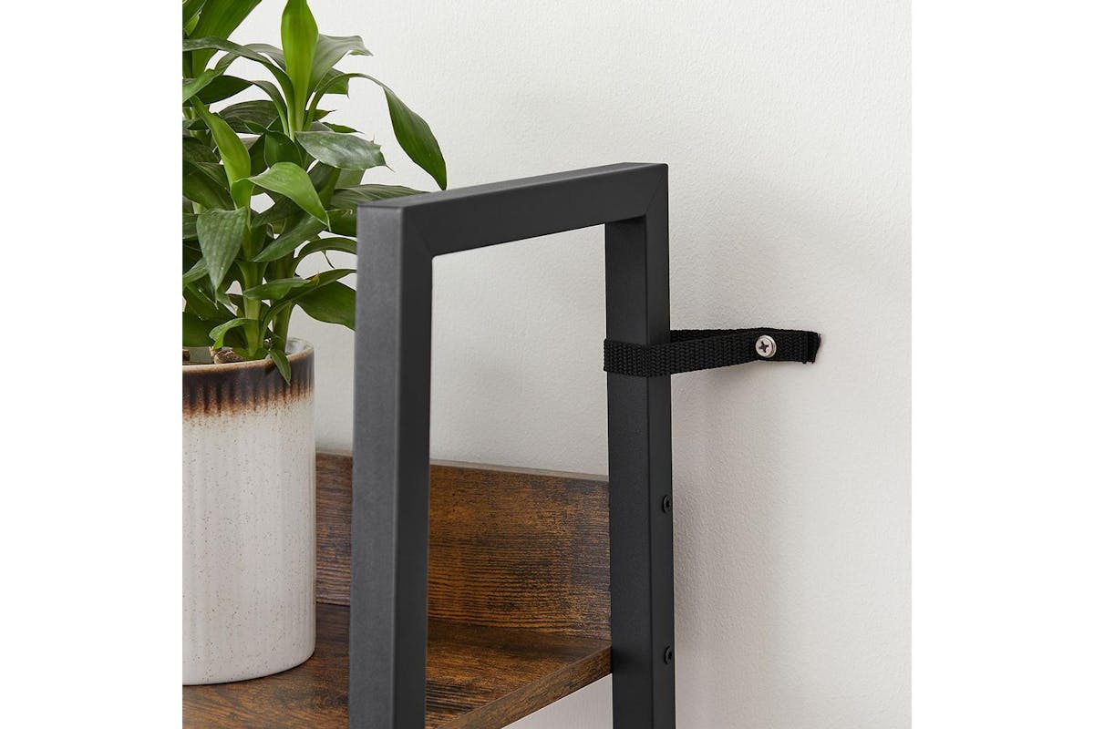 Vasagle Ladder Shelves | Bookcase | Particleboard And Steel | 33.8 X 30 X 140 Cm-6