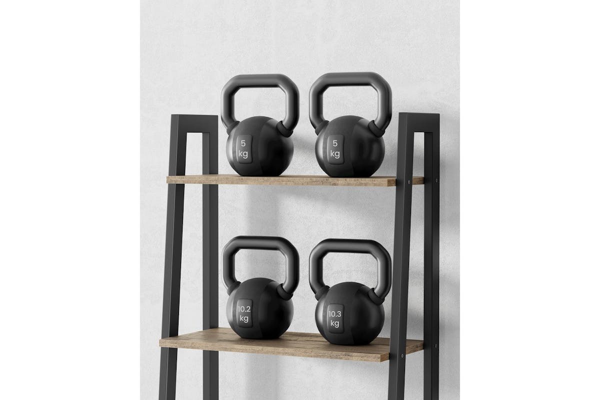 Vasagle Ladder Shelves | Bookcase | Particleboard And Steel | 67.5 Inch-6