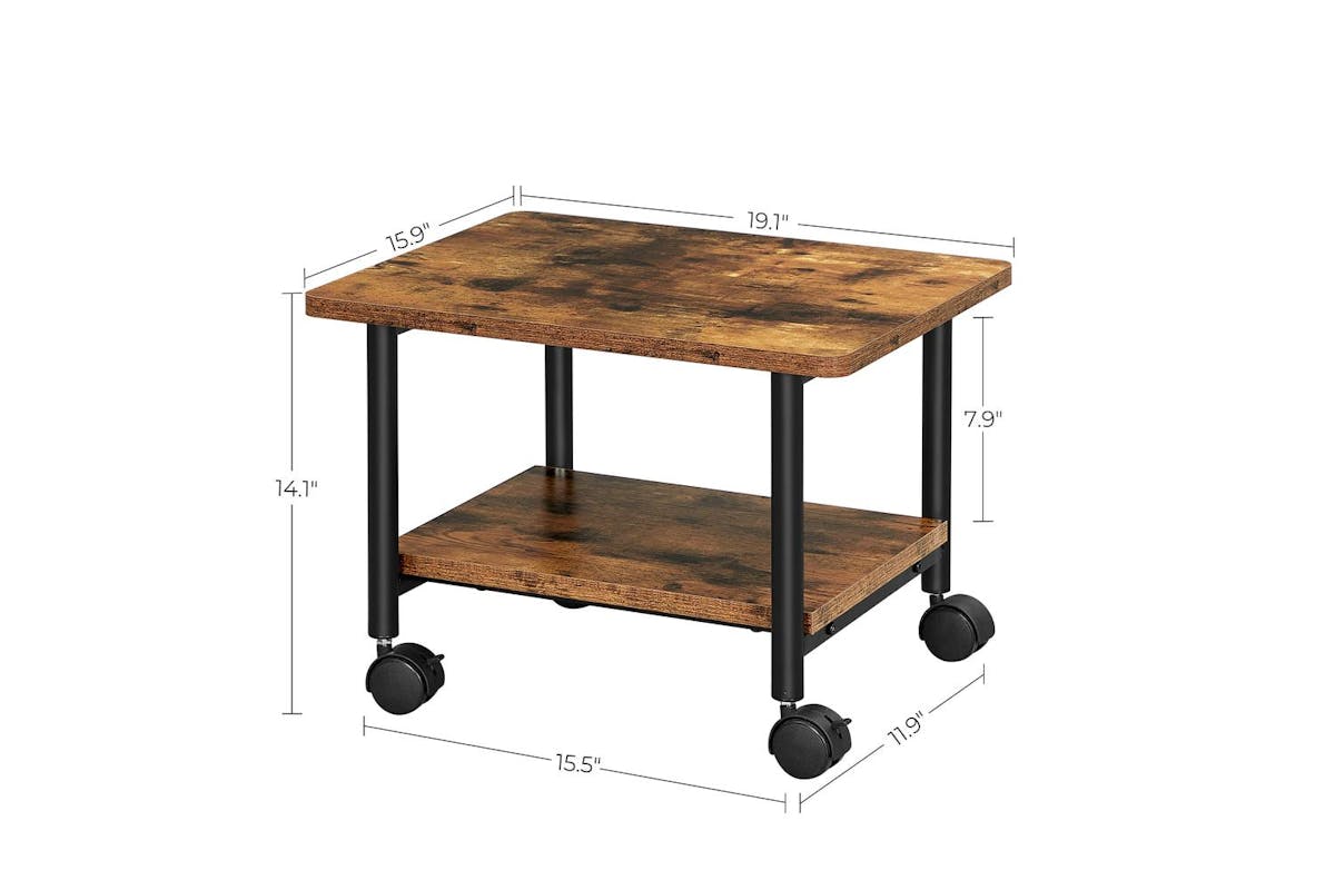 Vasagle Printer Stand | Home Office Furniture | Particleboard And Steel | 48.5 X 40.5 Cm-7