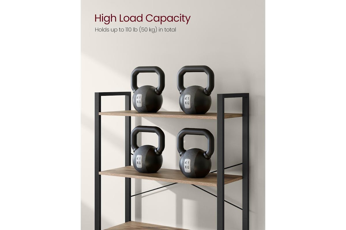 Ladder Shelf | Bookcase | Particleboard And Steel | 6-tier-7