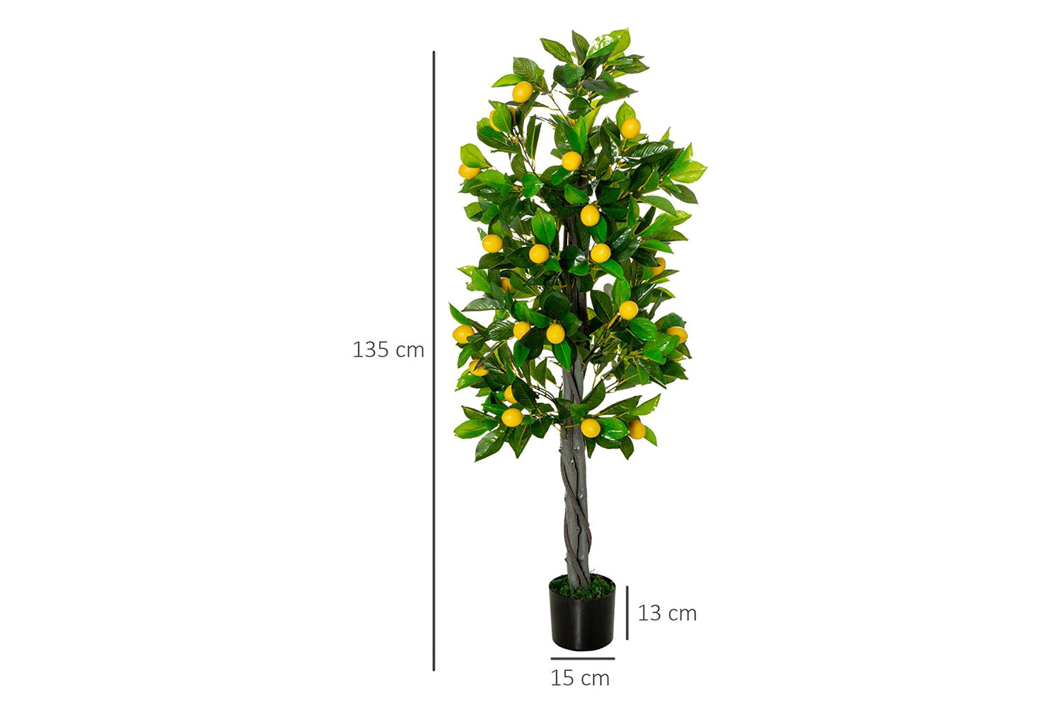 Artificial Lemon Tree | 135 cm-5