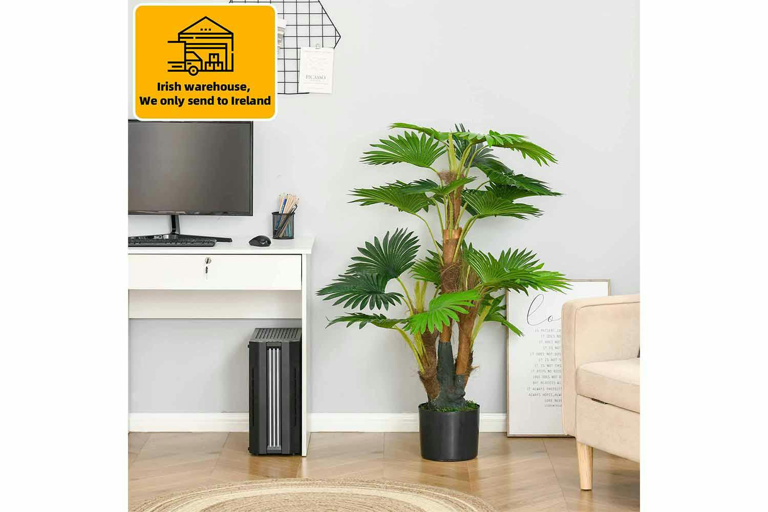 Artificial Tropical Palm Tree | 135 cm-2