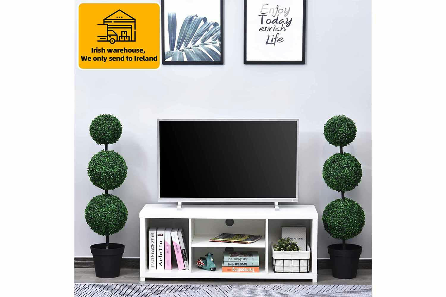 Artificial Boxwood Three Balls Plant | Set of 2 | 112 cm-2