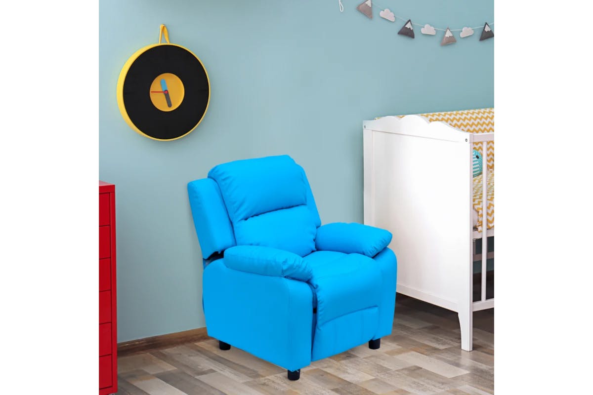Homcom Children's Recliner Armchair | Blue-3