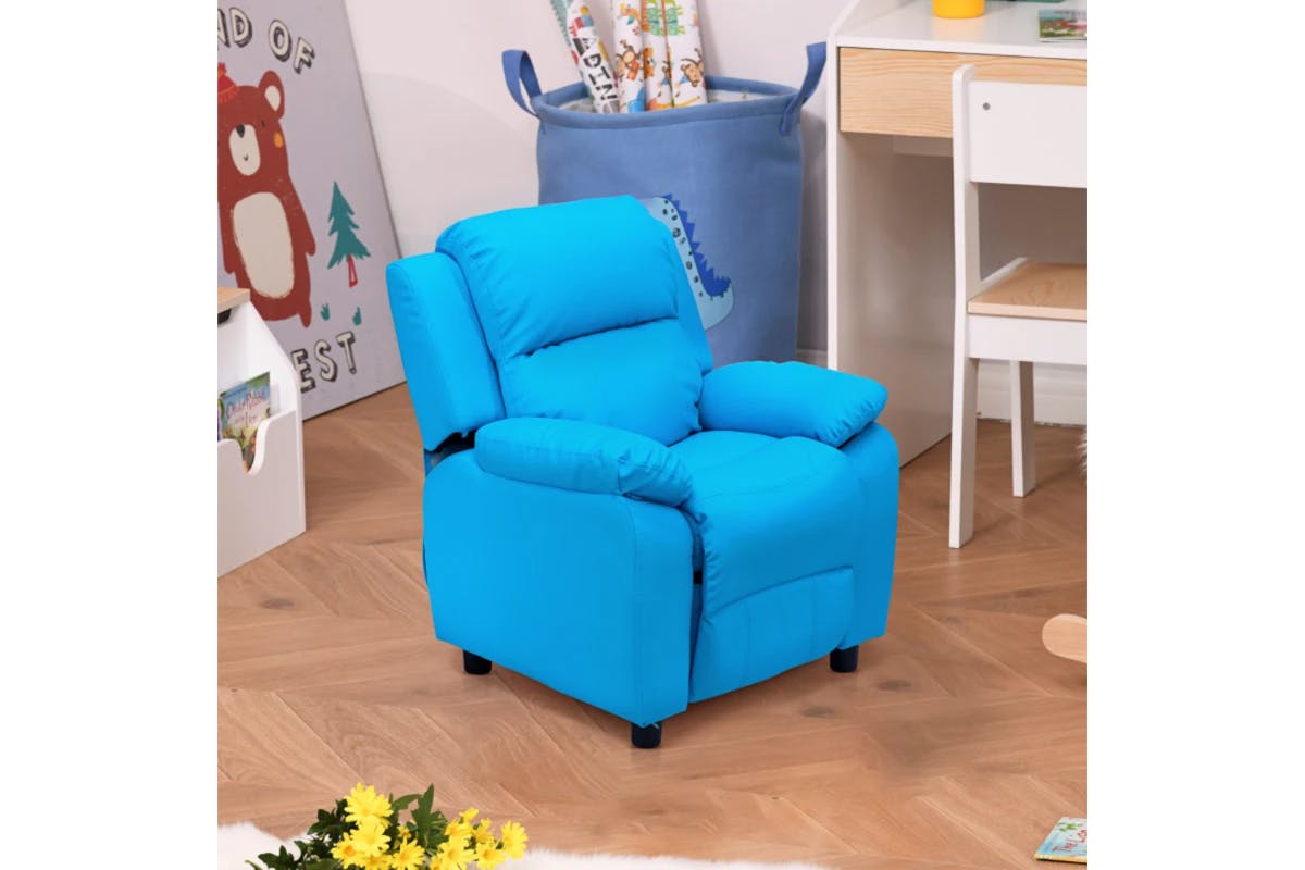 Homcom Children's Recliner Armchair | Blue-5