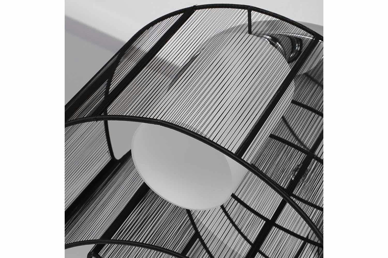 Homcom | Modern Ceiling Light | Black-6