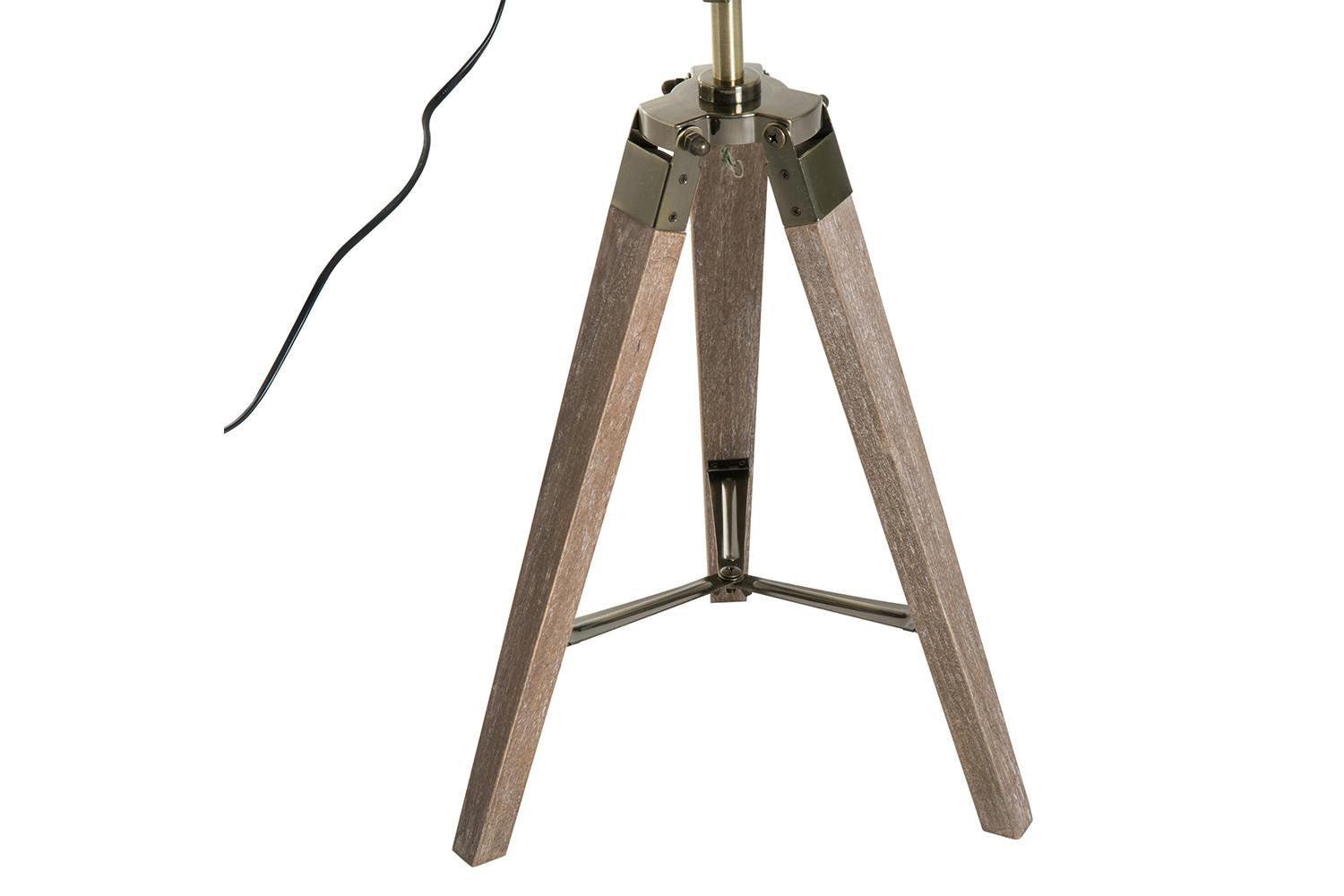 Homcom | Industrial Vintage Tripod Floor Lamp | Grey/Bronze-6