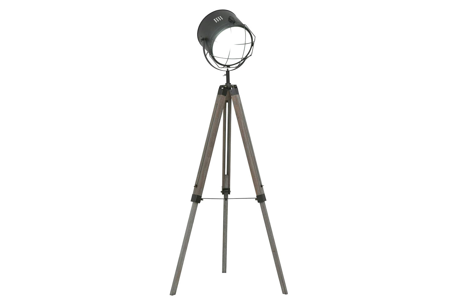 Homcom | Tripod Floor Lamp | Grey/Black