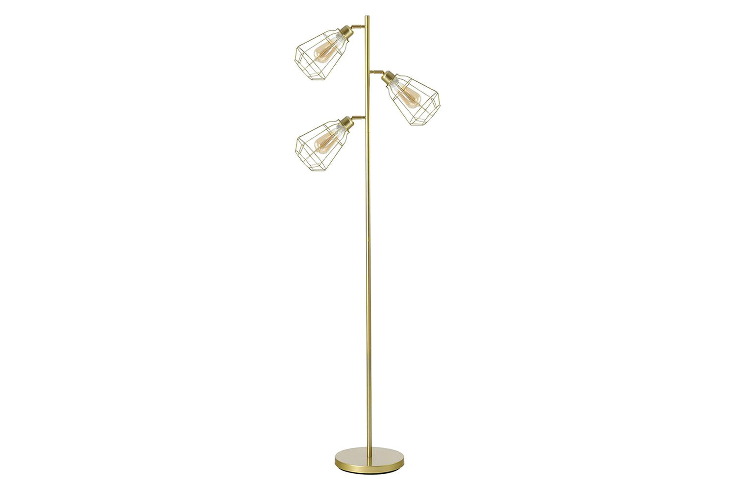 Homcom | Birdcage Floor Lamp | Gold
