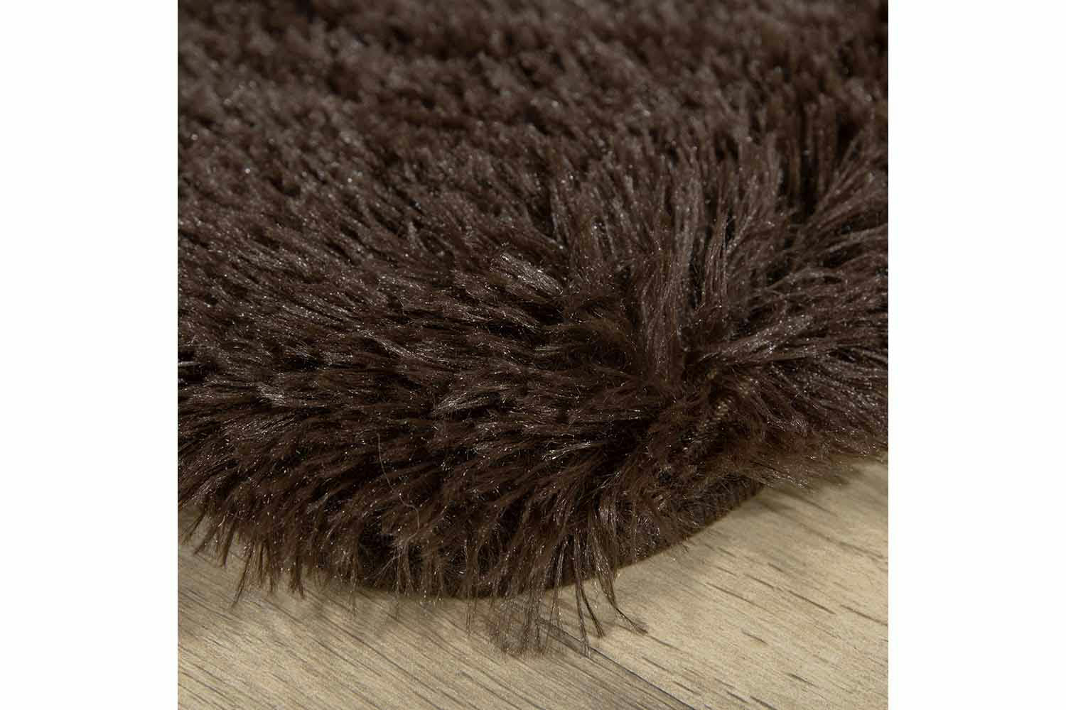 Homcom | Dining Room Fluffy Rug | Brown | 90 x 150 cm-6