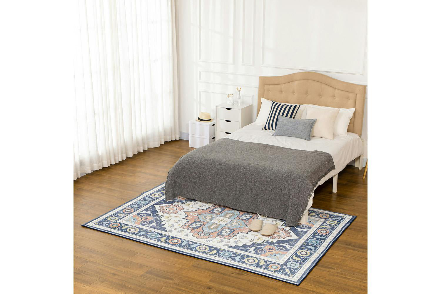 Homcom | Persian Large Rug | Multicolour | 160 x 230 cm-2