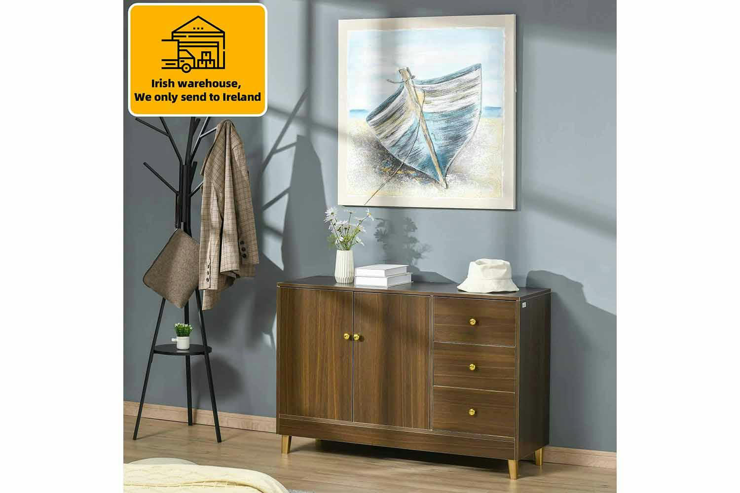 Homcom | Canvas Wall Painting | Multicolour | 90 x 90 cm-2