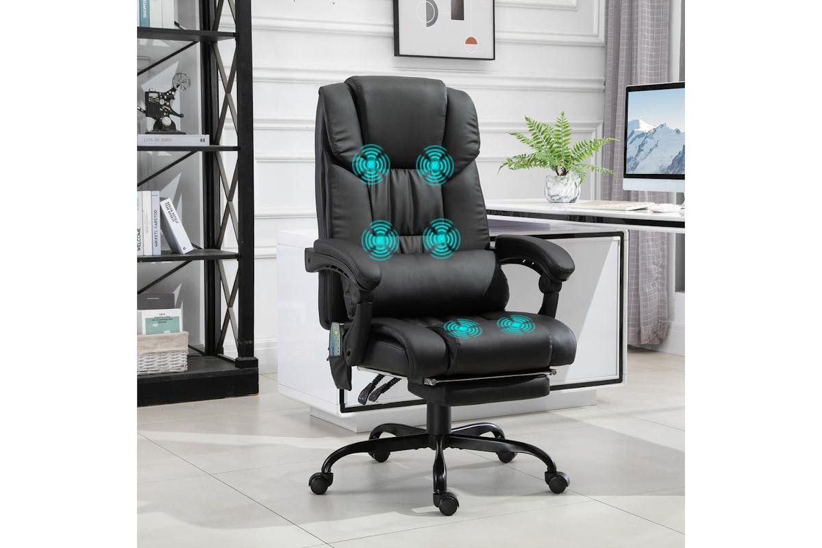 Vinsetto 6-points Massage Office Chair-2