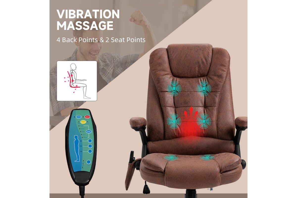 Vinsetto Massage Recliner Office Chair-3