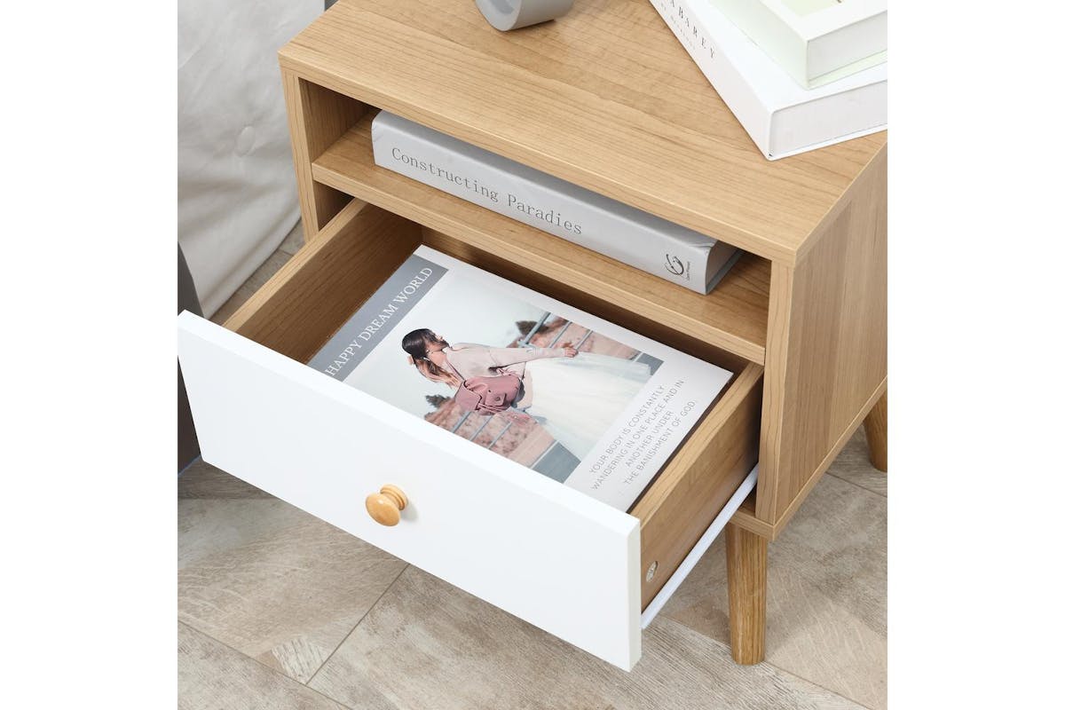 Homcom | 831-479 | Lamp Table with Console & Storage-8