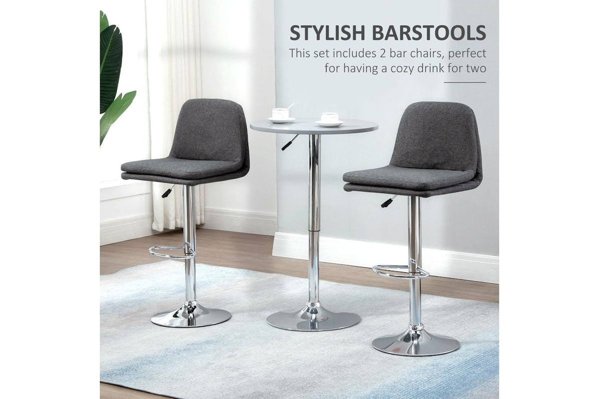 Homcom Modern Bar Stools | Set of 2-3
