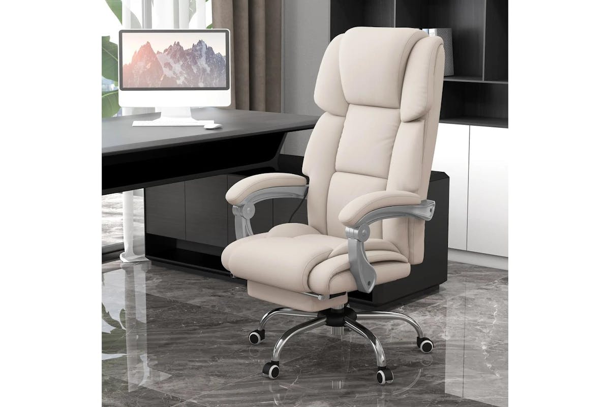 Vinsetto Leather Massage Office Chair-8