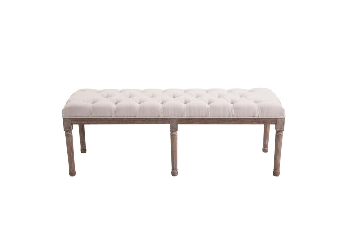 Homcom Cushioned Dining Bench-8