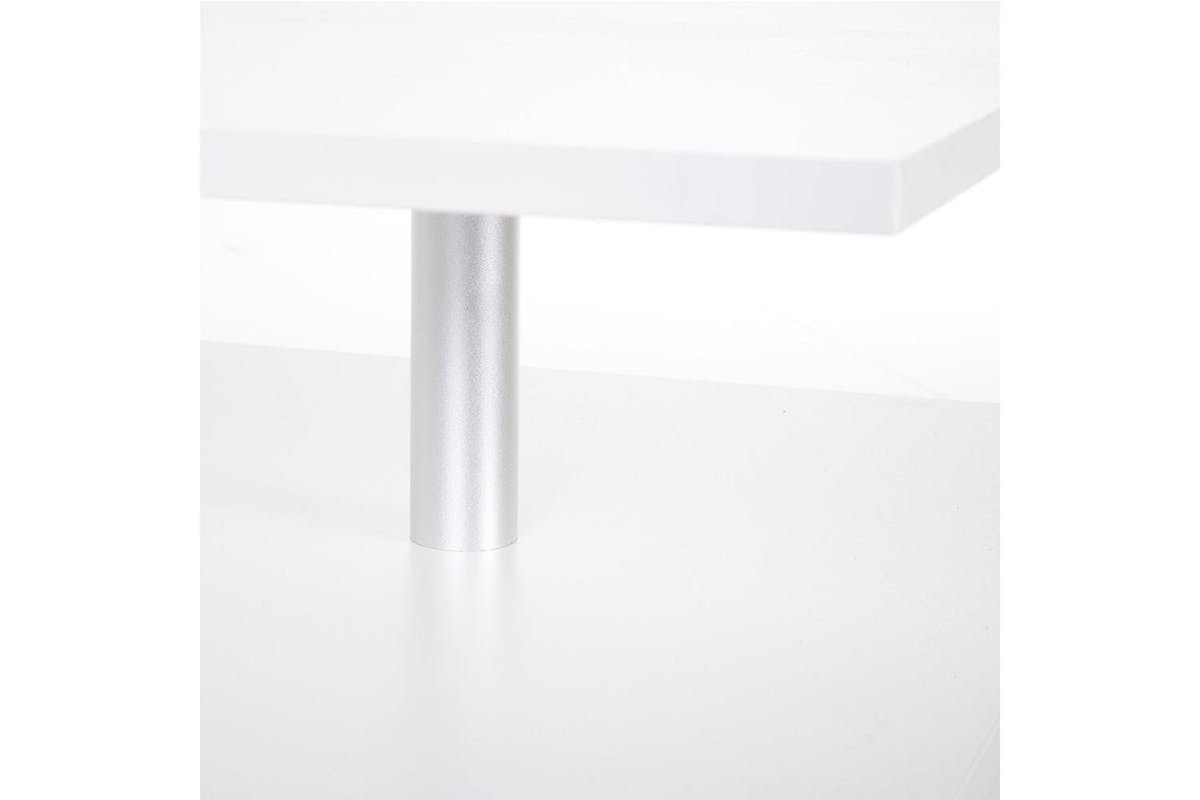 Homcom Stylish Contemporary 2-Tier Modern Coffee Table-8