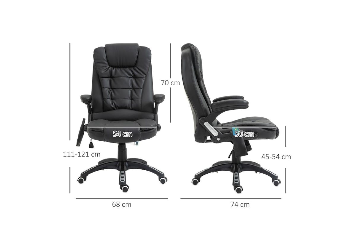 Homcom Heated Massage Office Chair-4