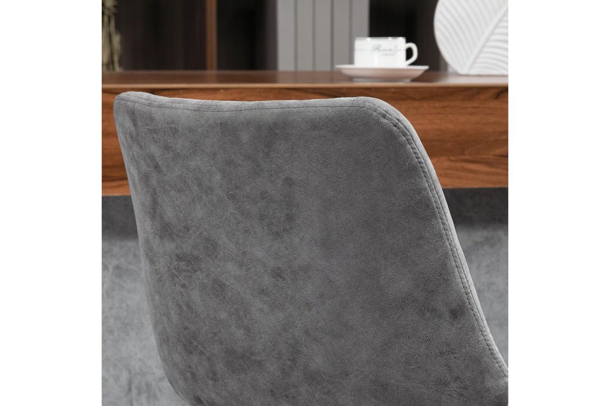 Homcom Adjustable Bar Stools With Backs | Set of 2 | Grey | 89 - 110 Cm-7