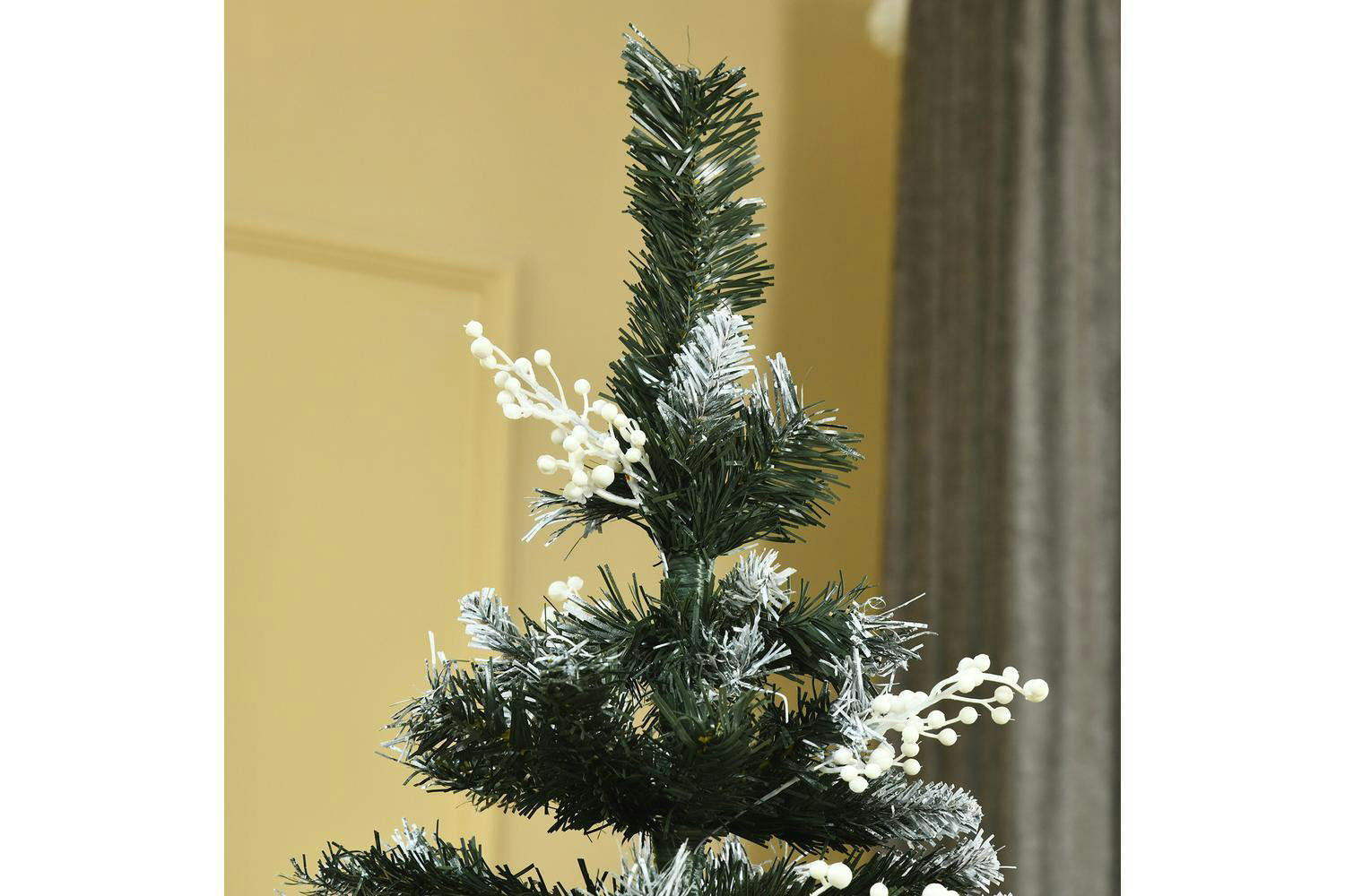 Homcom | Artificial Snow Dipped Christmas Tree | 6ft-8