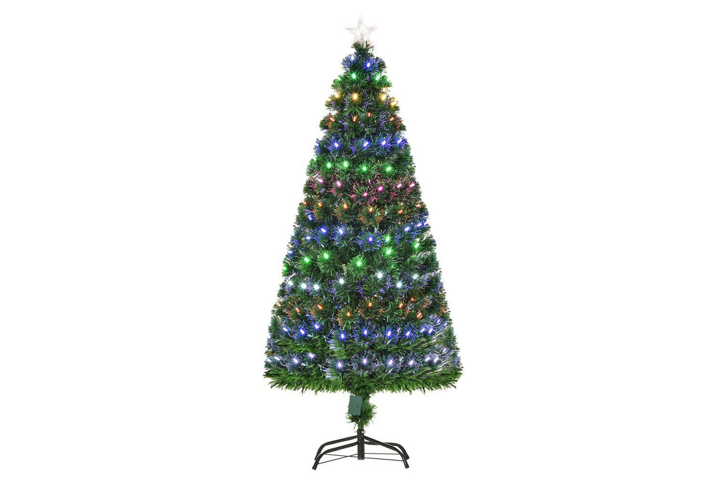 Homcom | Pre-lit Fiber Optic Christmas Tree | 5ft