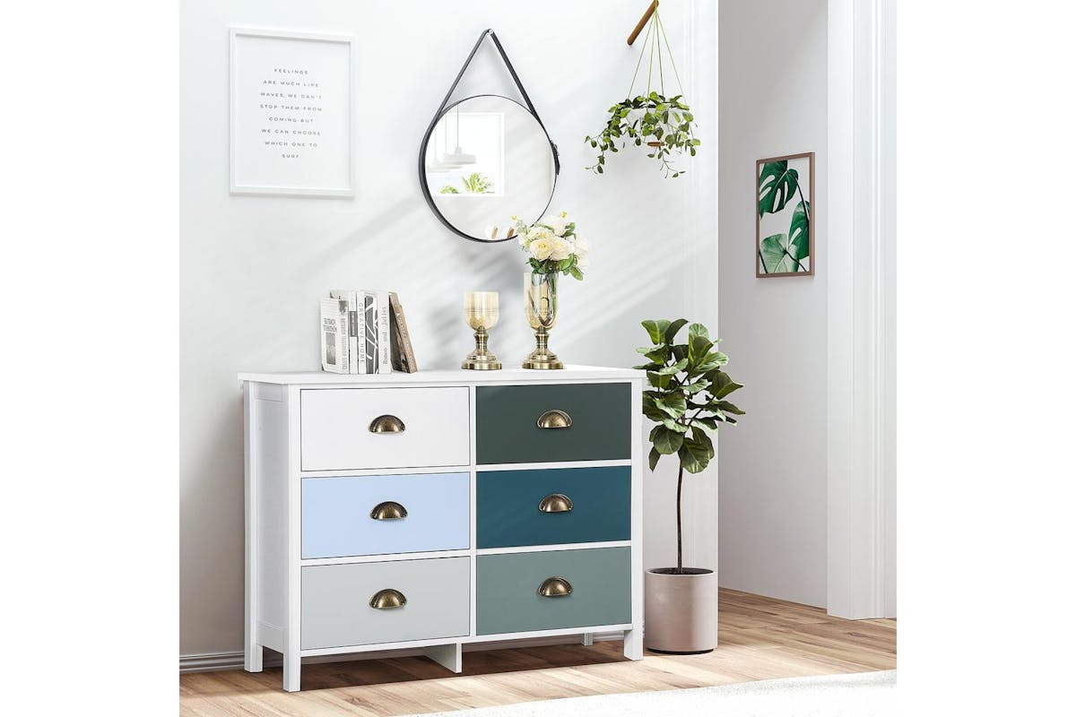 Homcom Versatile Storage Unit | 6 Drawer-2