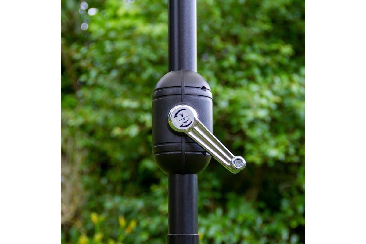 Monstershop Beautiful LED Tilt Parasol | Beige-8