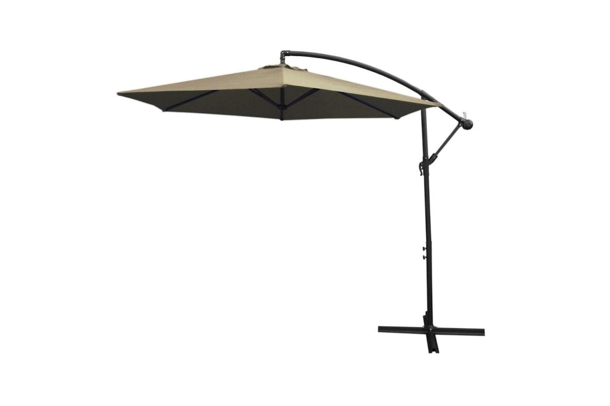Monstershop Cantilever Parasol and Fan Base | Beige