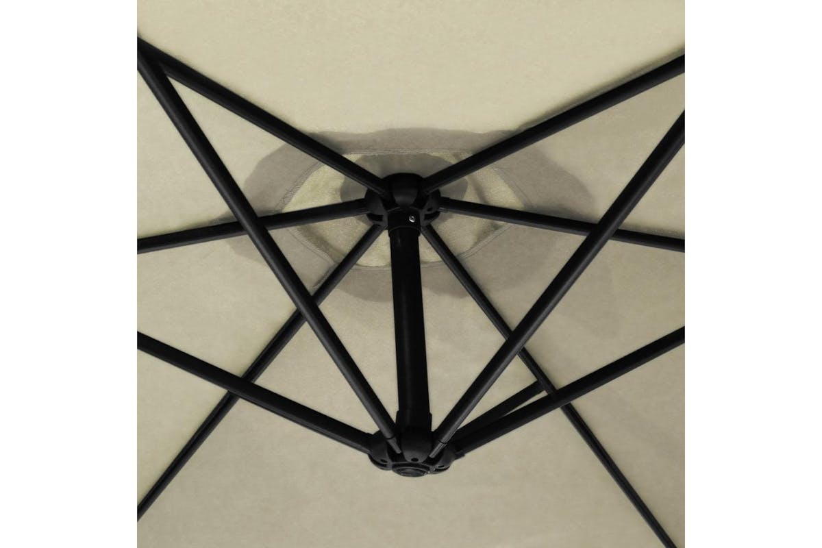 Monstershop Cantilever Parasol | Cream-5