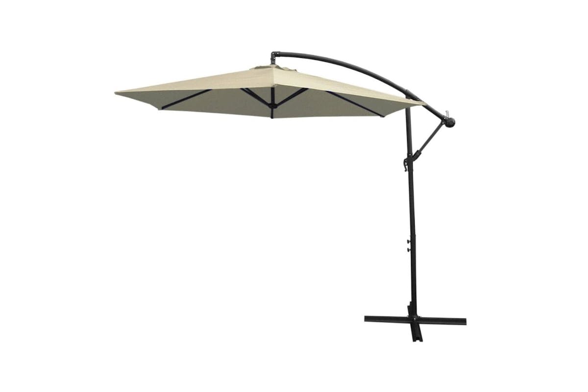Monstershop Cantilever Parasol & Fan Base | Cream