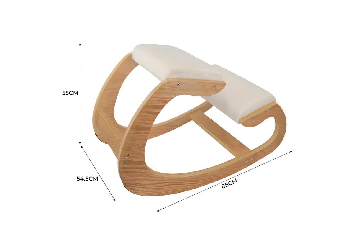 Monstershop Ergonomic Kneeling Chair | Beige-5