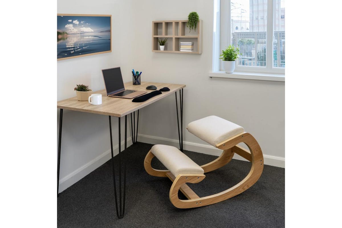 Monstershop Ergonomic Kneeling Chair | Beige-6