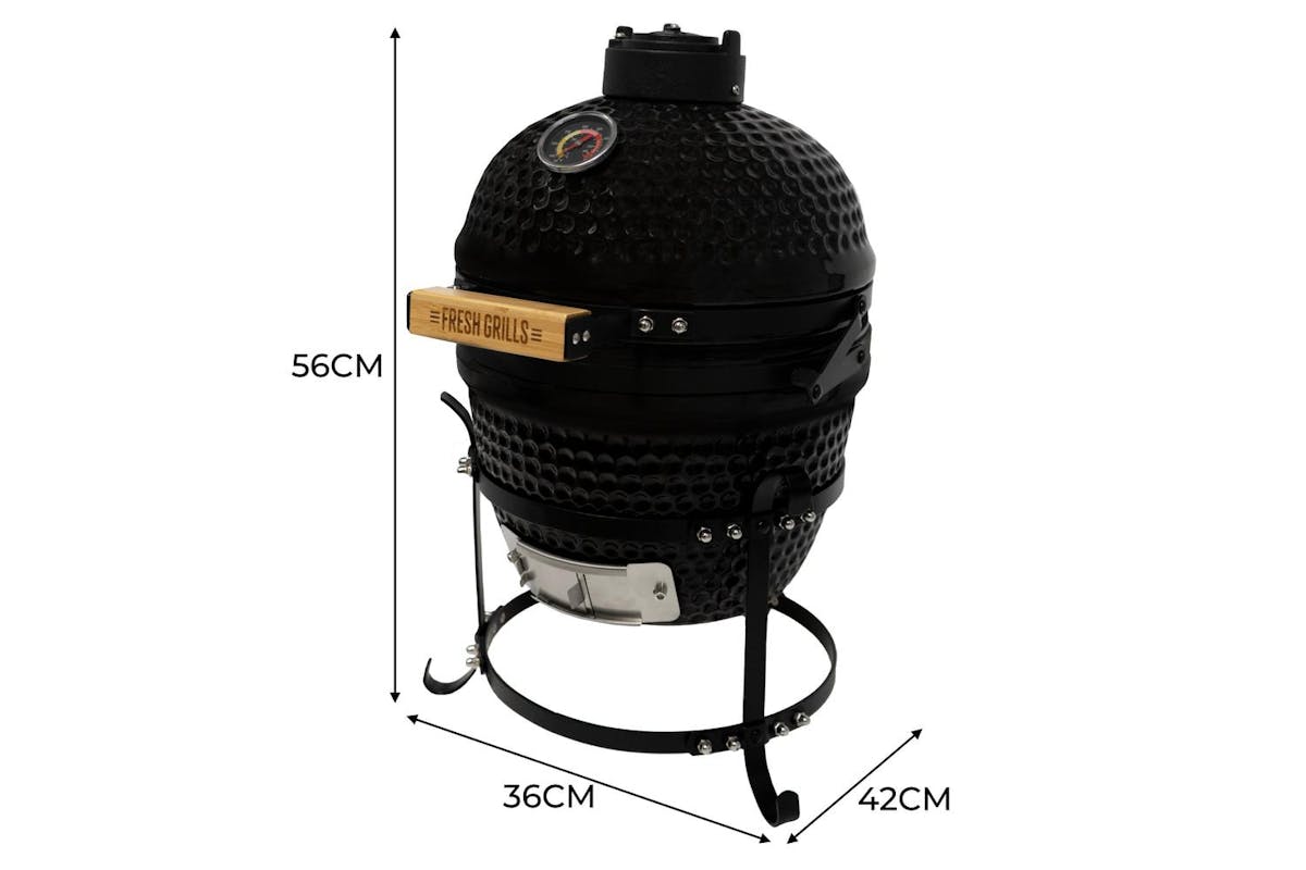 Monstershop Fresh Grills 13" Kamado BBQ Oven-6