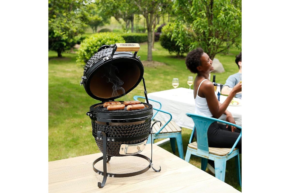 Monstershop Fresh Grills 13" Kamado BBQ Oven-2