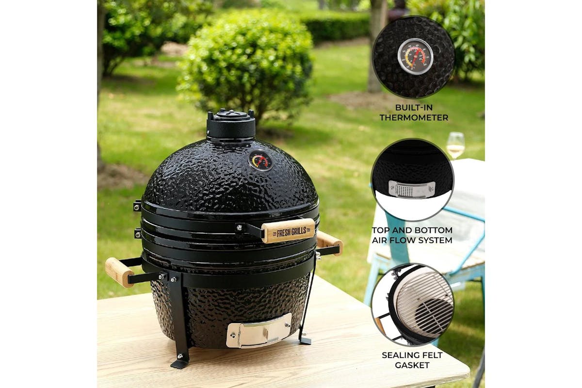Monstershop Grills 16” Kamado BBQ Oven-4