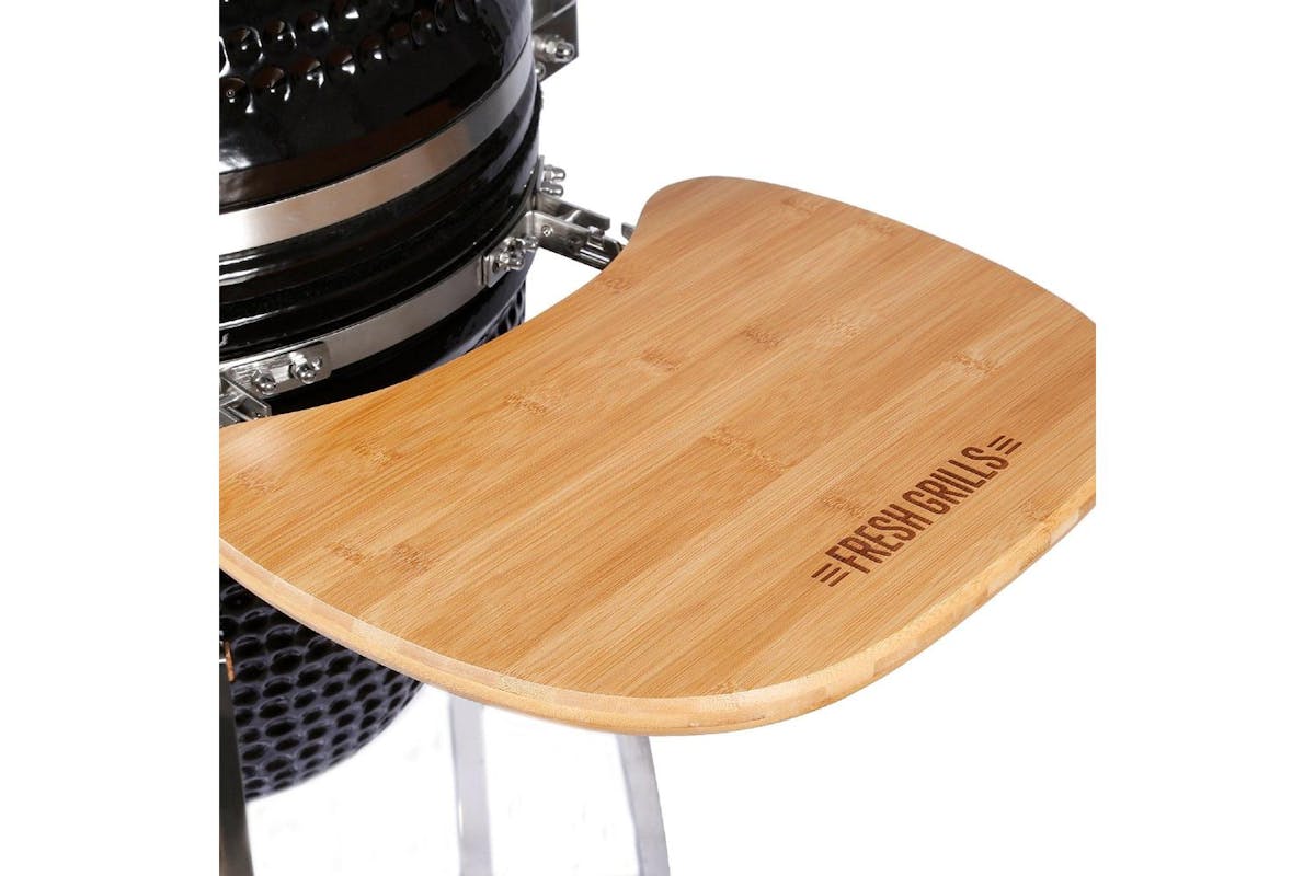 Monstershop Fresh Grills 18" Maxi Kamado Charcoal BBQ Grill | Black-4