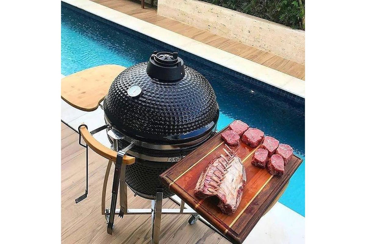 Monstershop Fresh Grills 21" Mega Kamado Charcoal BBQ Grill-5