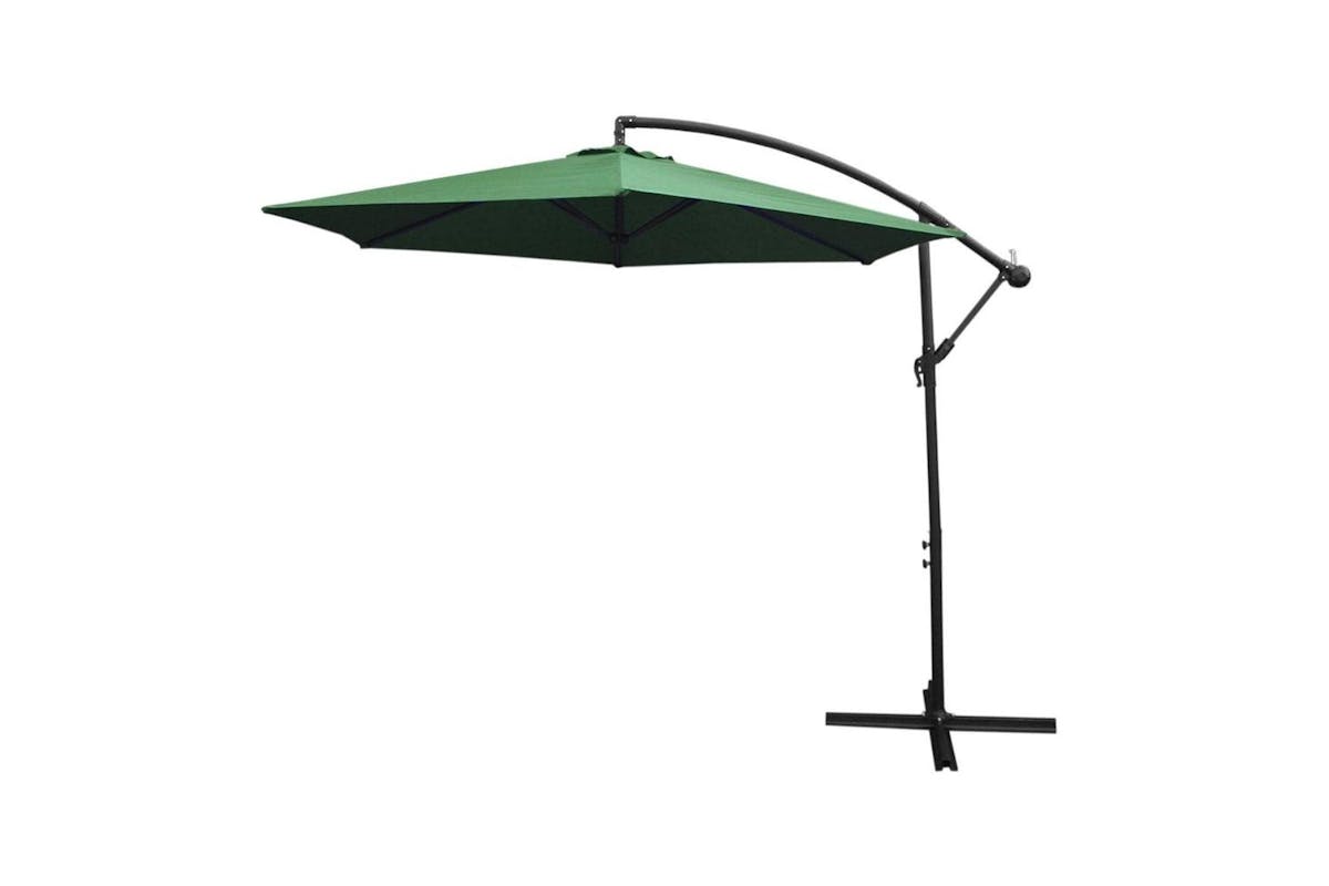 Monstershop Cantilever Parasol and Fan Base | Green