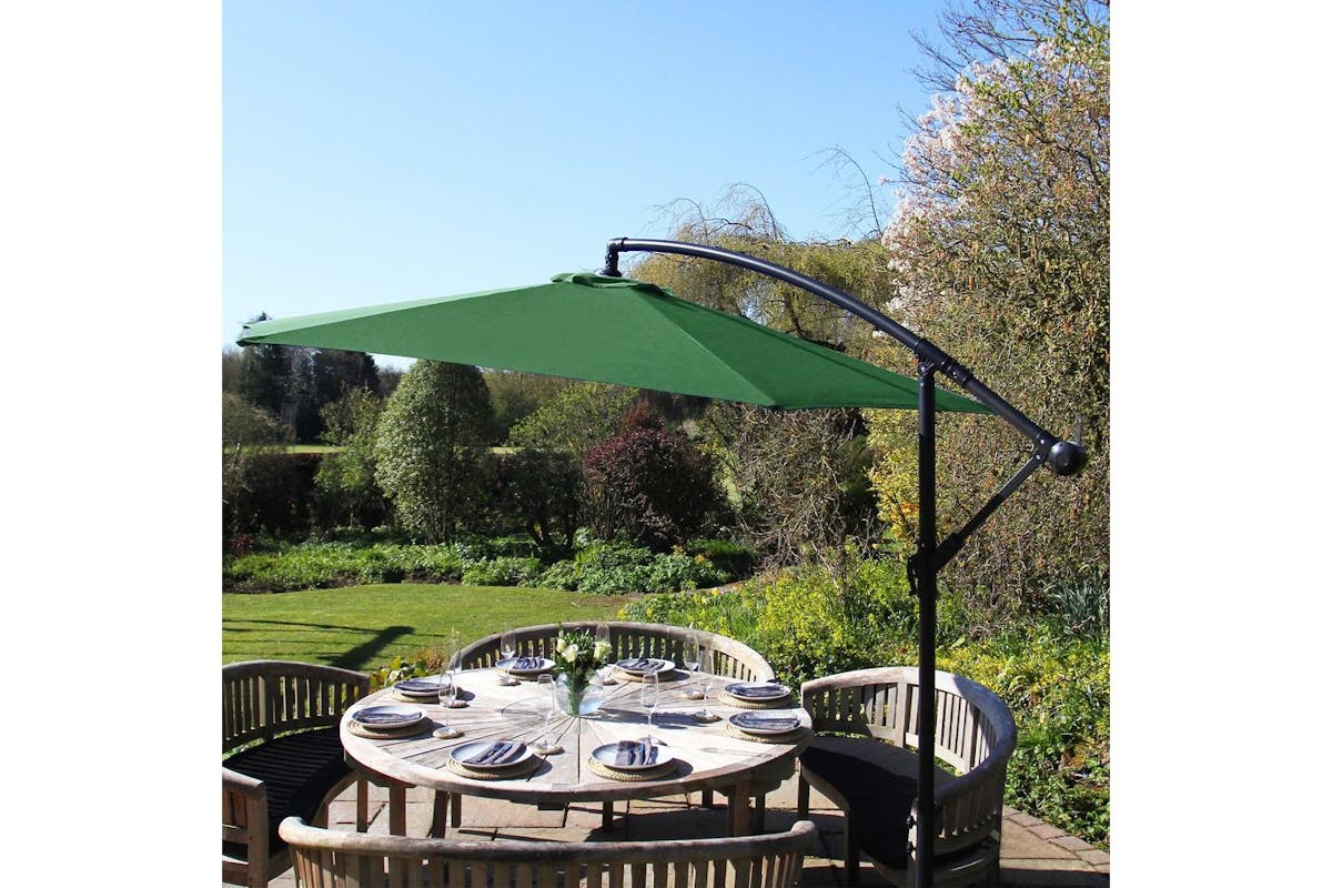 Monstershop Cantilever Parasol and Fan Base | Green-4