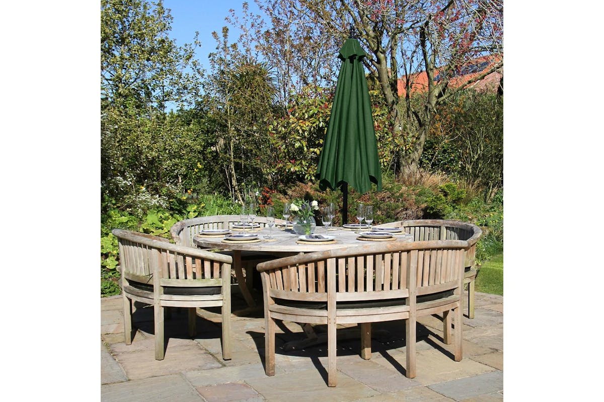 Monstershop Cantilever Parasol and Fan Base | Green-5