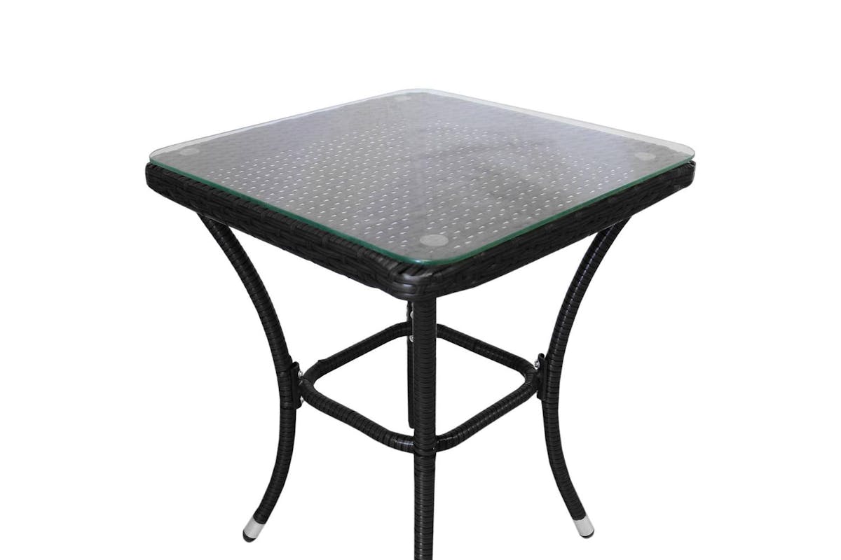 Monstershop Rattan Garden Furniture Set | Black-9