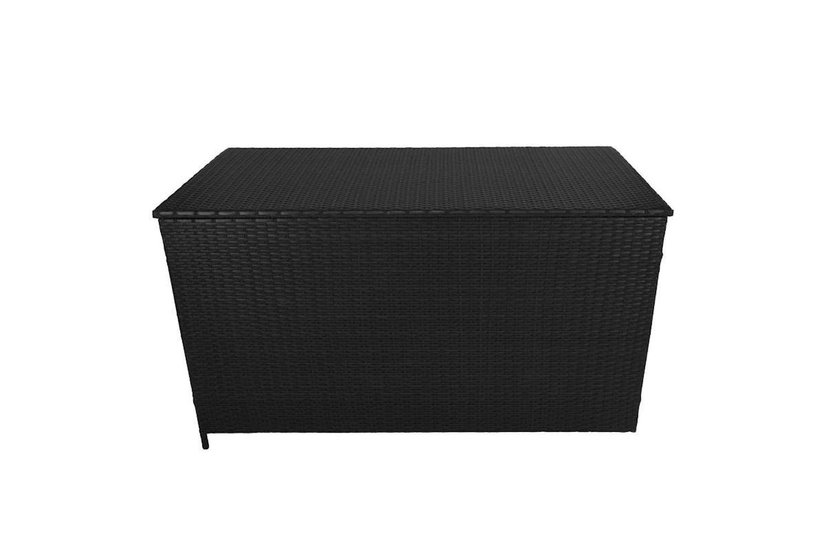 Monstershop Rattan Cushion Storage Box | Black-10