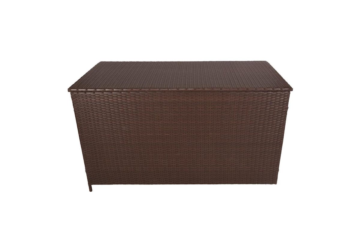 Monstershop Rattan Cushion Storage Box | Brown-5