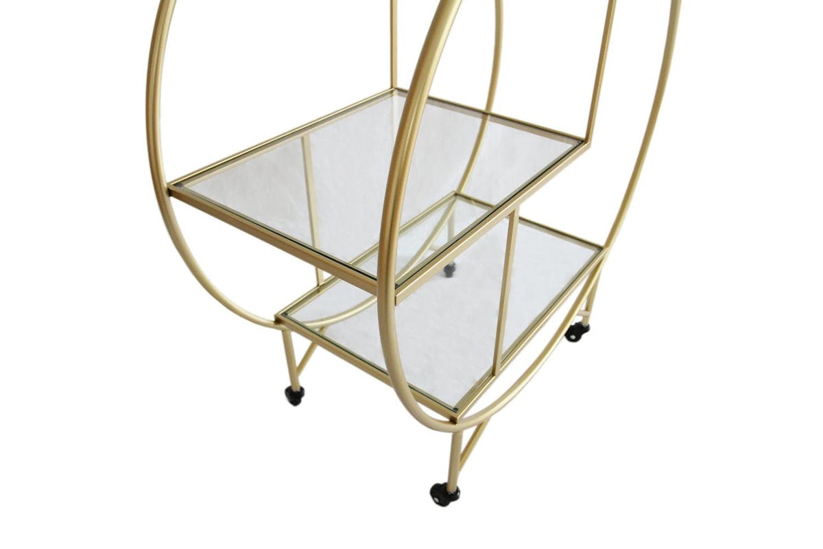 Monster Shop Drinks Trolley Bar Cart | Large | Gold-5