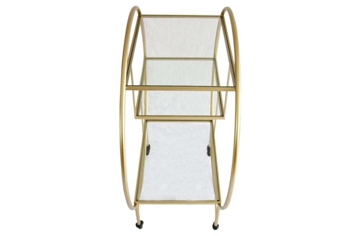 Monster Shop Drinks Trolley Bar Cart | Large | Gold-7